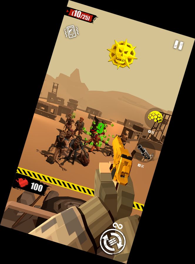 Waffe Vereinen: Zombie Abschuss