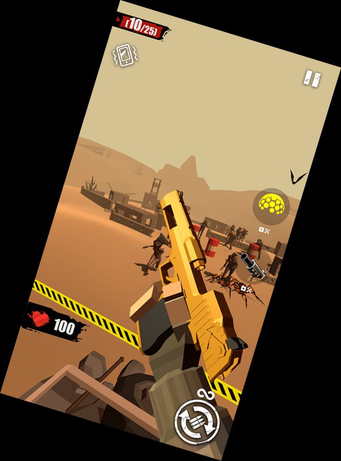 Waffe Vereinen: Zombie Abschuss