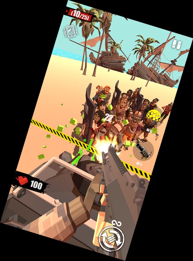 Waffe Vereinen: Zombie Abschuss