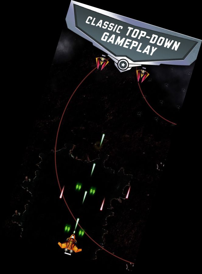 Weltraum-Schießen Bullet Hell WVZ