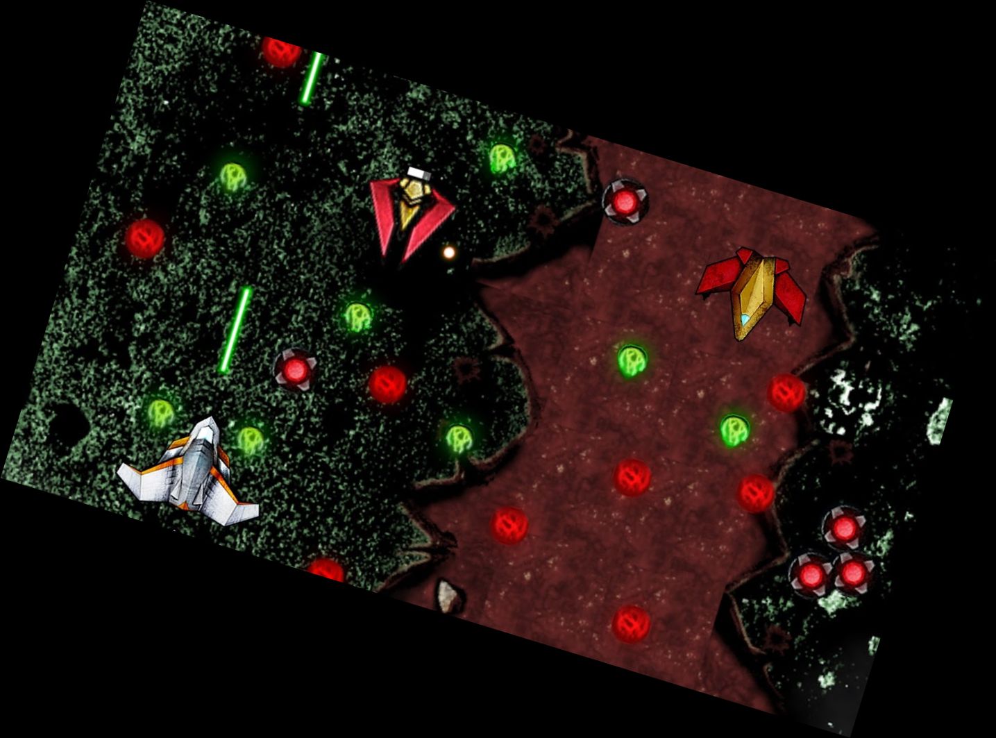 Weltraum-Schießen Bullet Hell WVZ