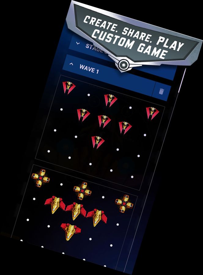 Weltraum-Schießen Bullet Hell WVZ