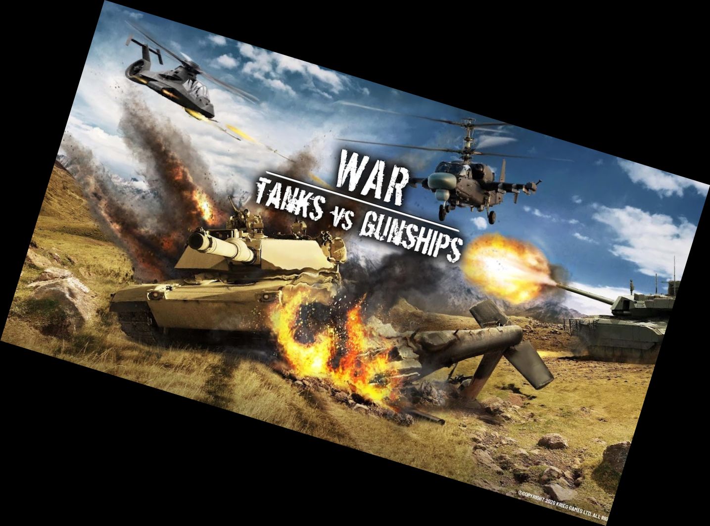 Battle Tanks vs Aerial Gunships