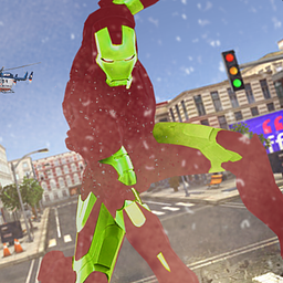 Roboter-Helden-Rettungsmission-Spiel