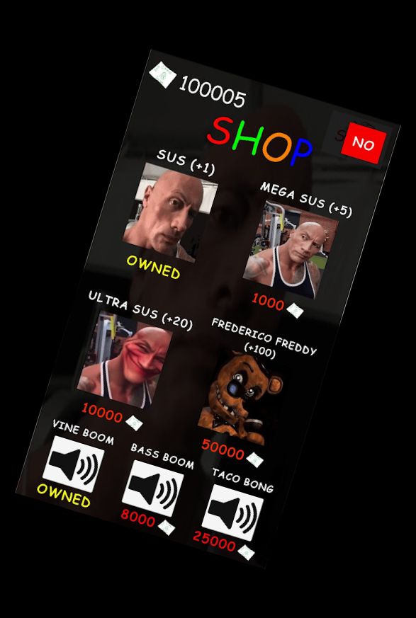 Sussy Fels | Der Fels Klicker