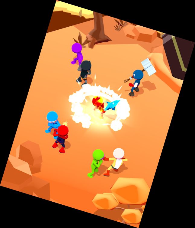 Maestro Hombre de Palillo 3D - Peleas de