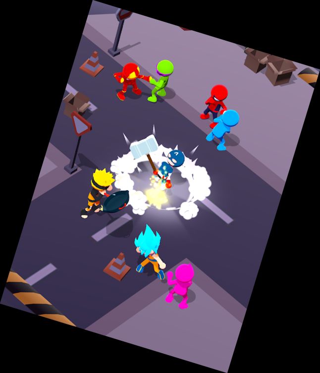 Maestro Hombre de Palillo 3D - Peleas de