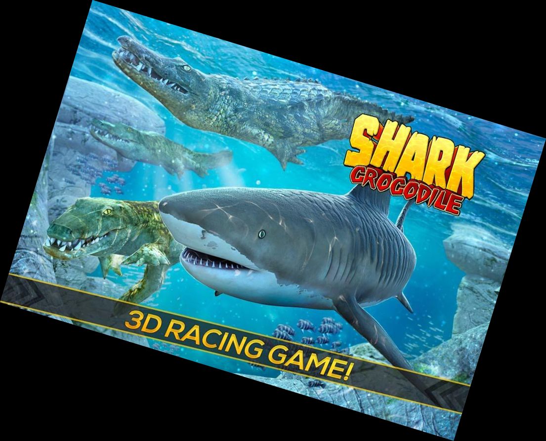 Hai & Krokodil Kampf