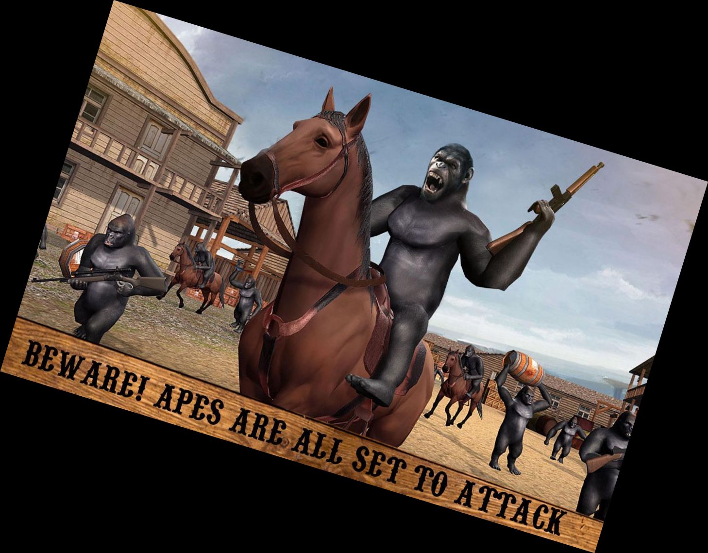 Злой Горилла-Ковбой: Вы