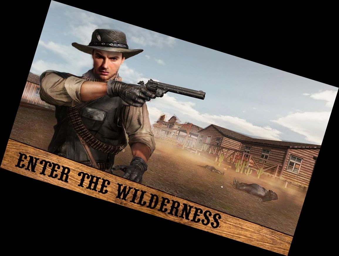 Wütender Gorilla Cowboy Überleben