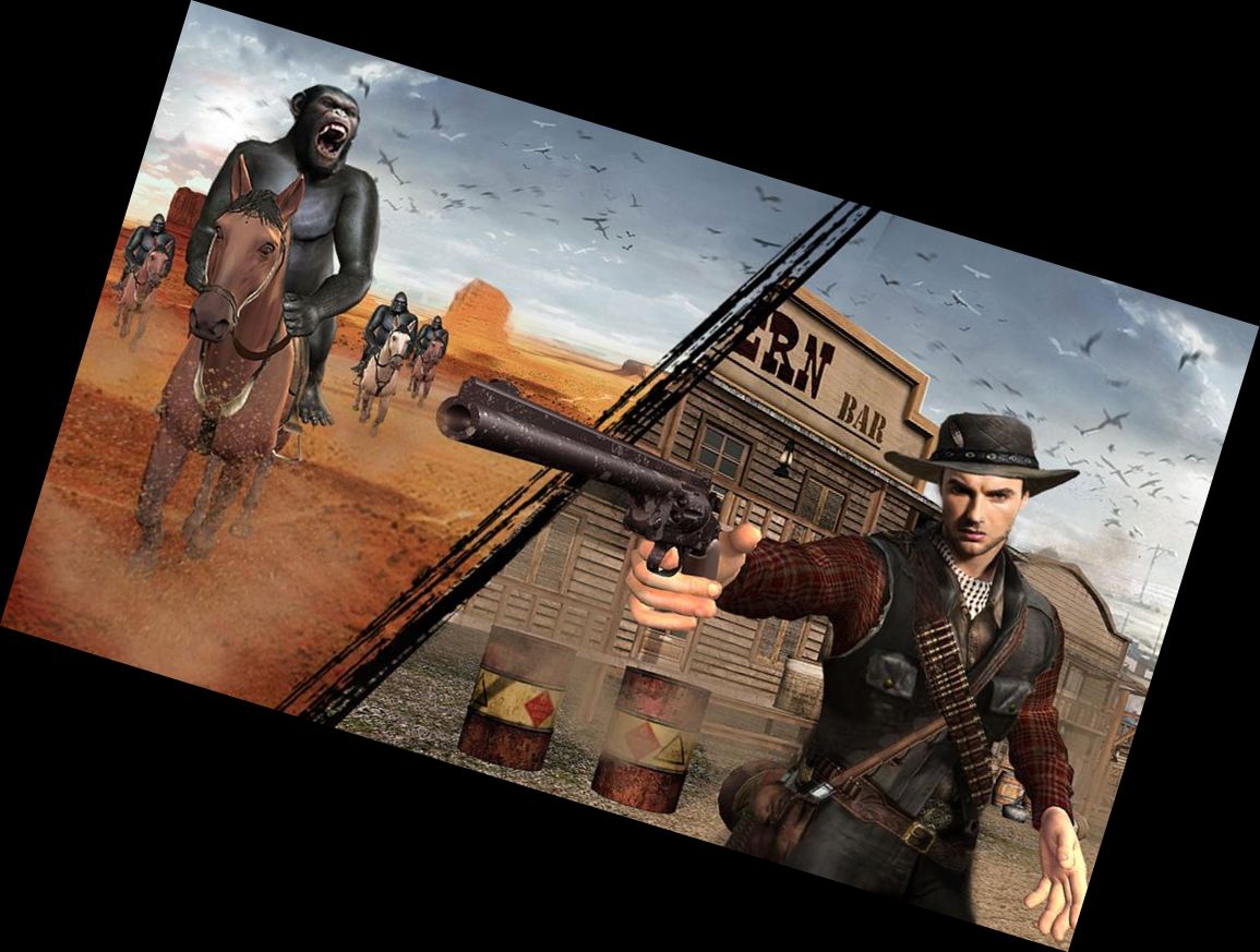 Дикий Горила-Ковбой: Б