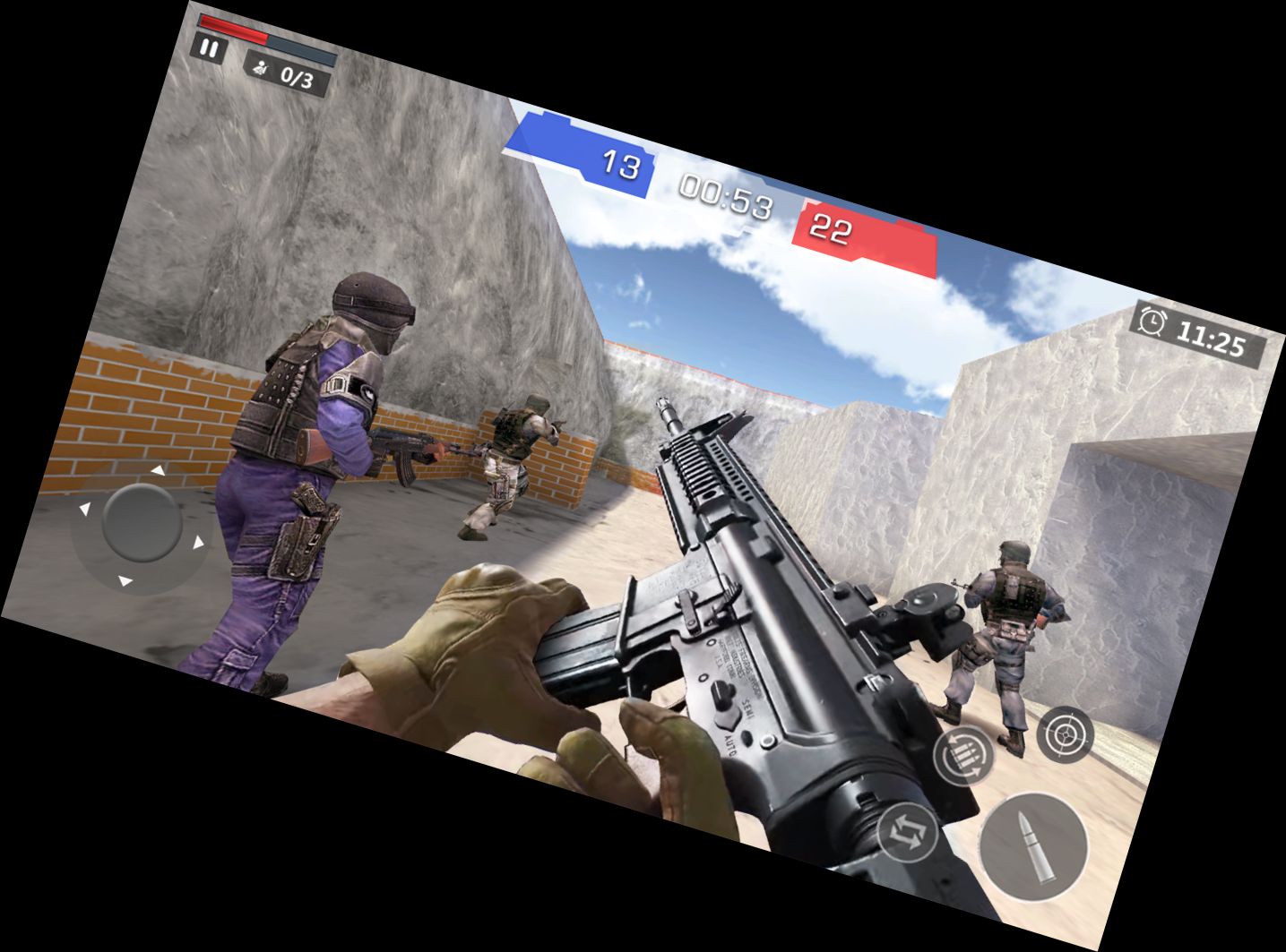 Gegen-Terroristen-Schütze