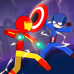 Super-Stickman-Helden-Kampf