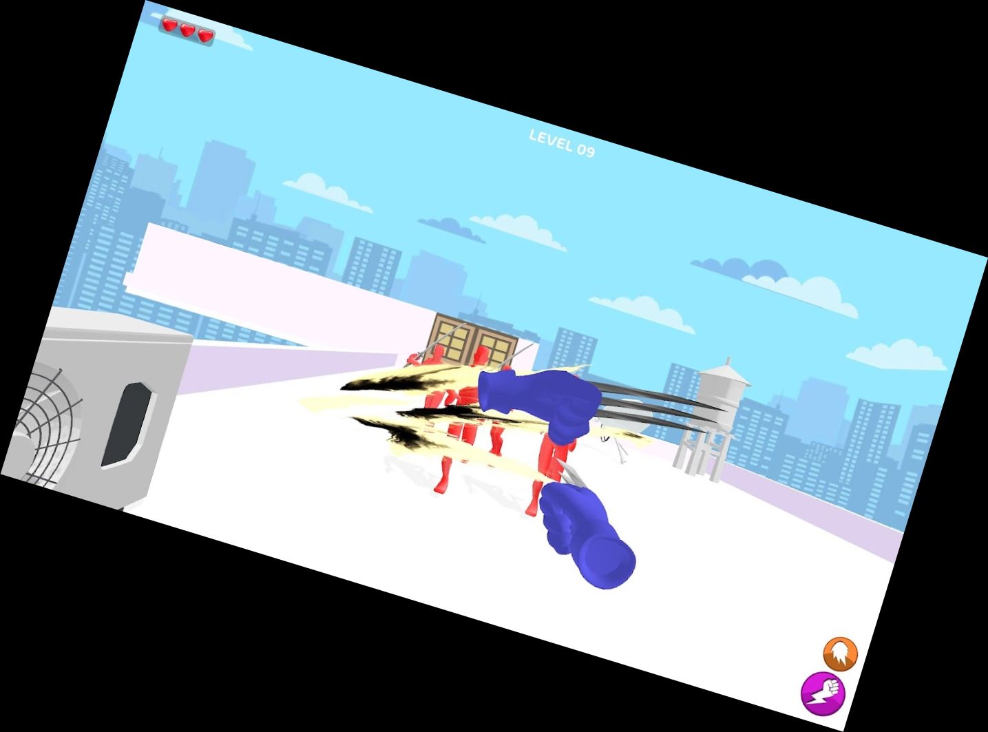 Samurai-Schwert - Ninja-Schnitte