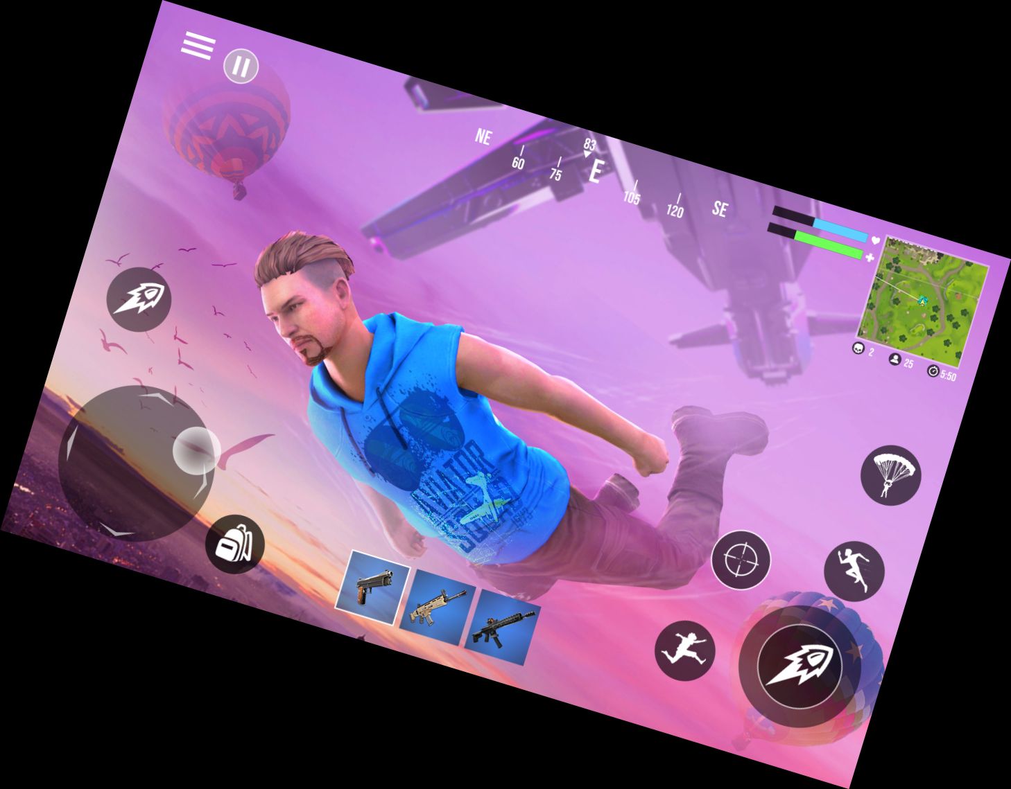 Trupp Nacht Feuer Battle Royale