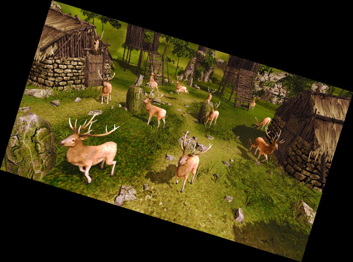 Deer Hunt in afrikanischem Dsch