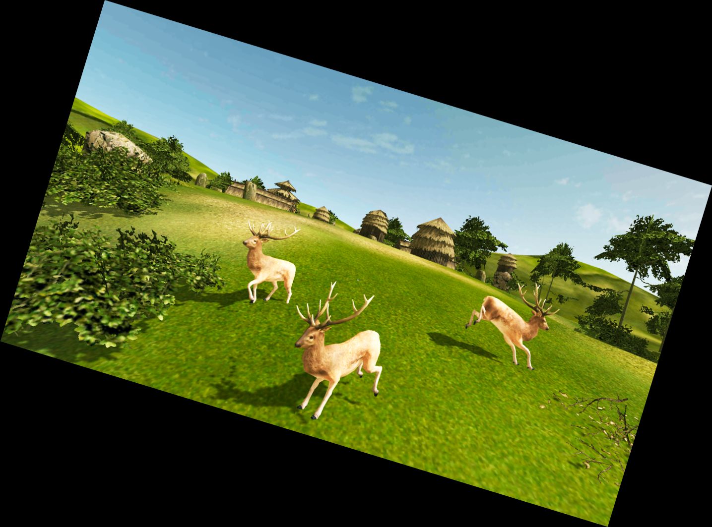 Deer Hunt in afrikanischem Dsch