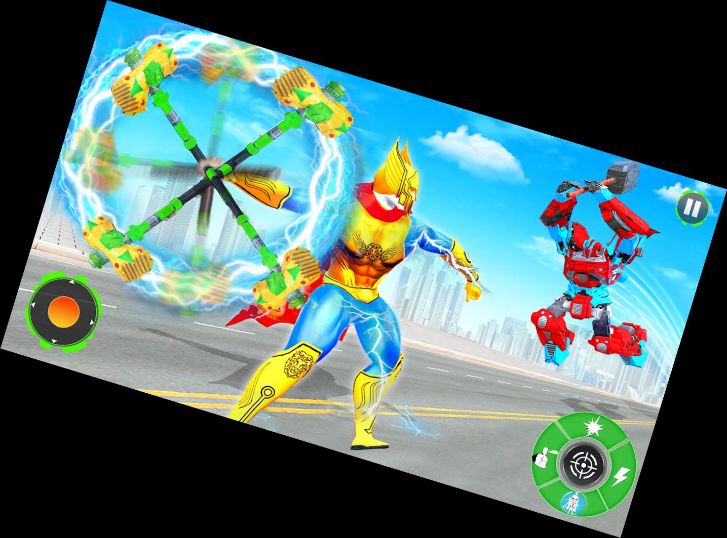 Hammerheld Roboterretter Stadtrettung