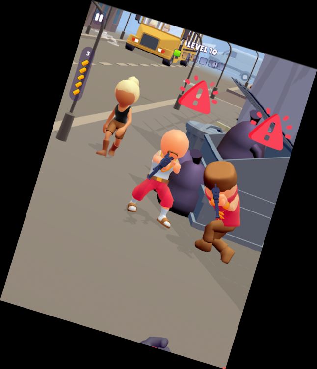 Schusslauf-Rennen - Action-Shooter