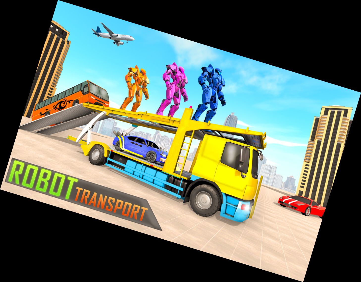 Krokodil Auto Roboter Spiele