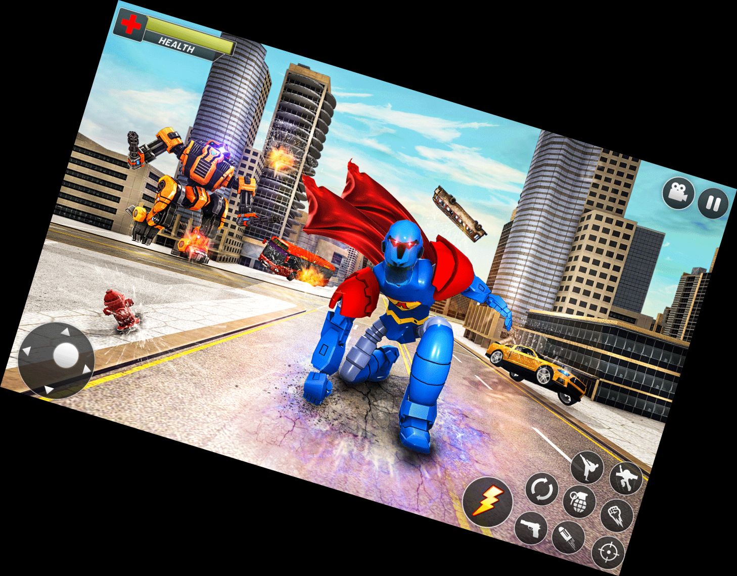 Fliegender Held Superhelden Spiele