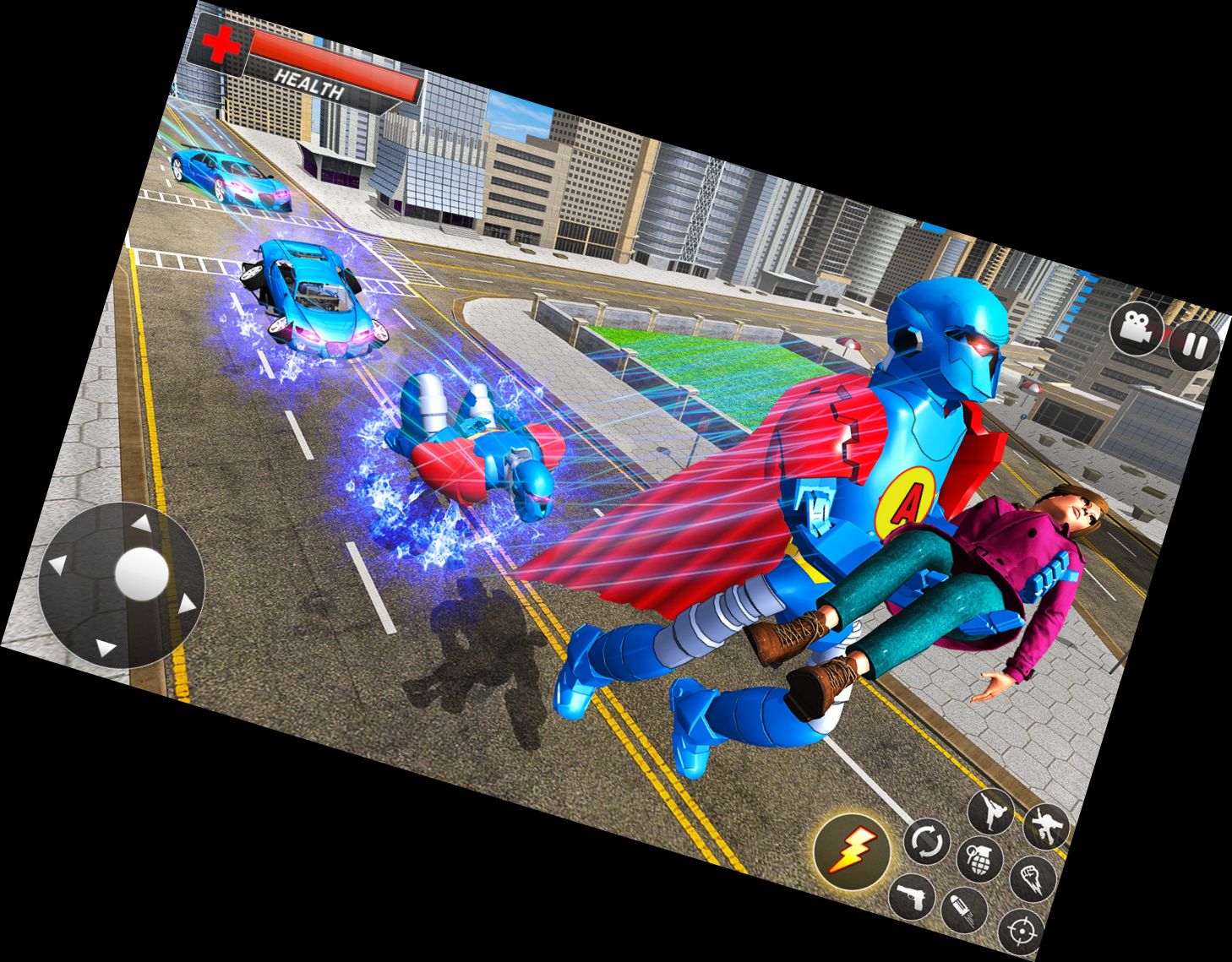 Fliegender Held Superhelden Spiele