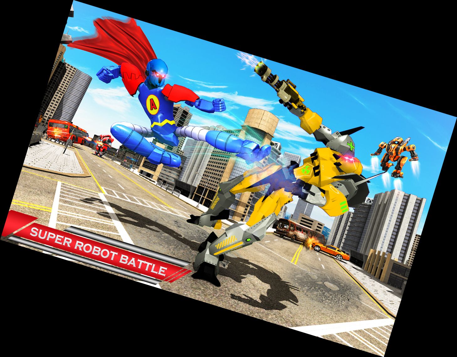 Fliegender Held Superhelden Spiele