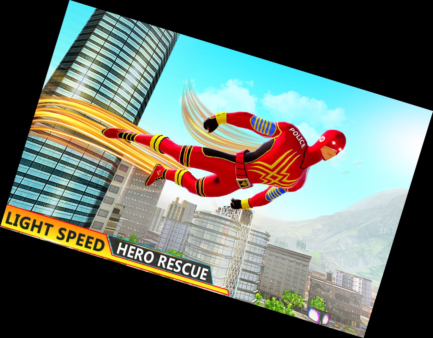 Fliegender Held Superhelden Spiele