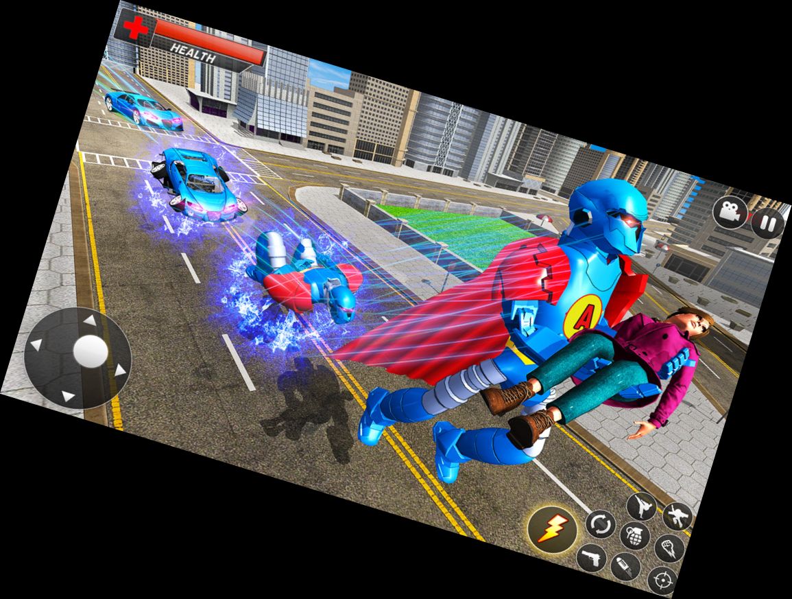 Fliegender Held Superhelden Spiele