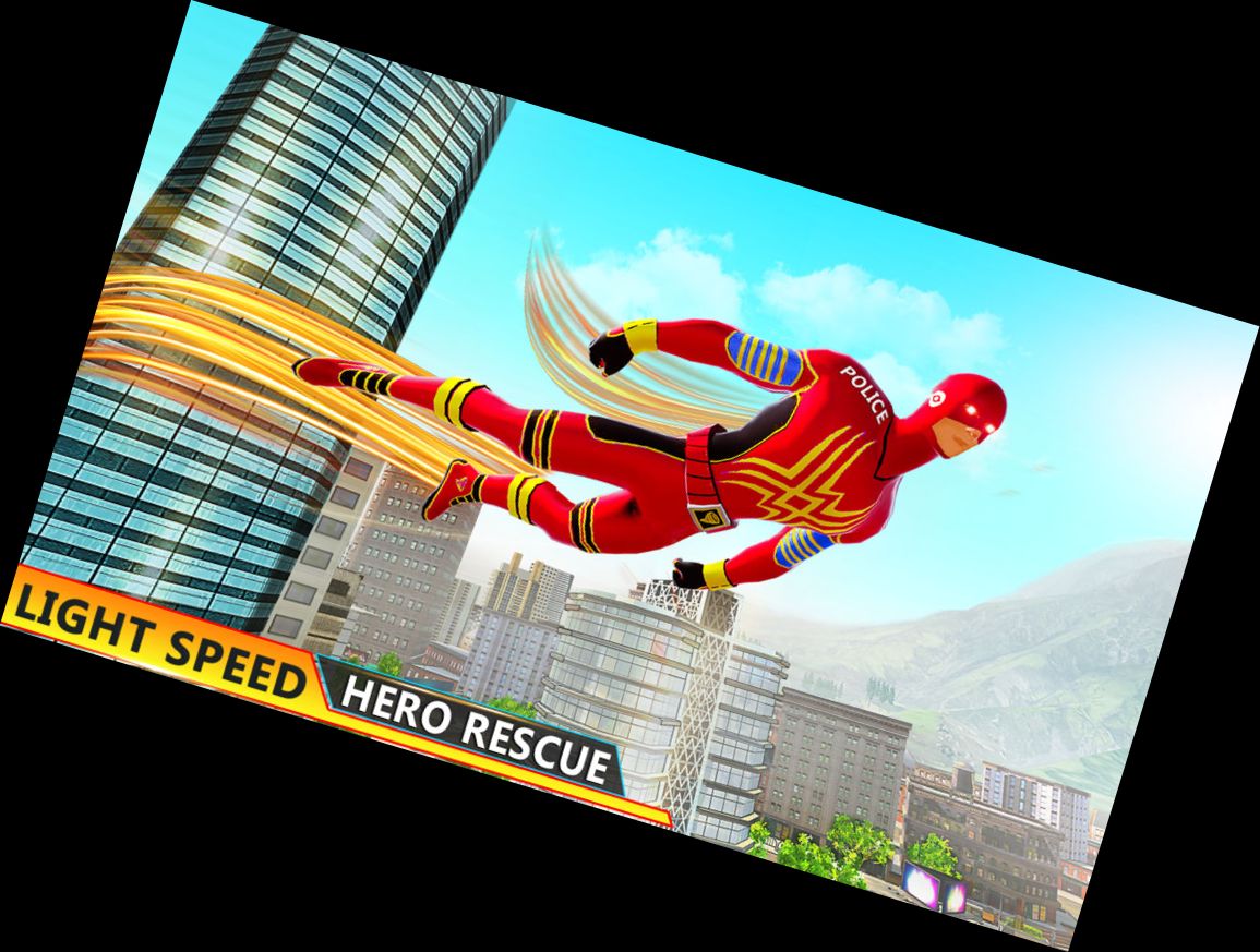 Fliegender Held Superhelden Spiele