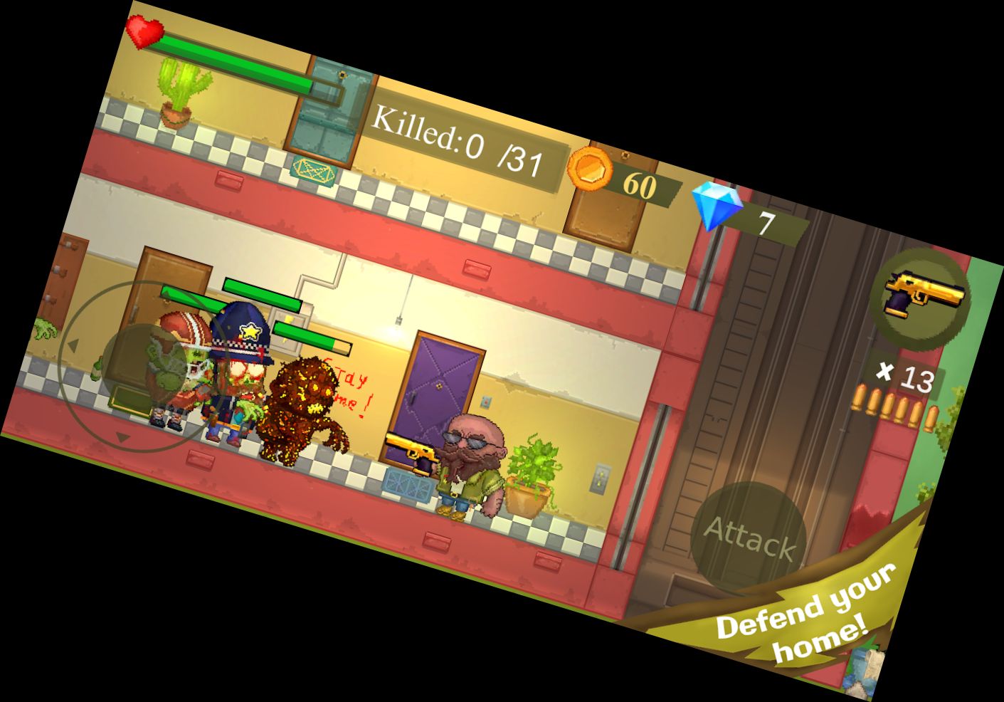 Захисник дому проти зомбі