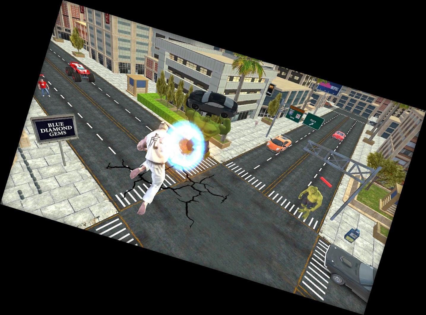 Monster Kampf Held: Kämpfer