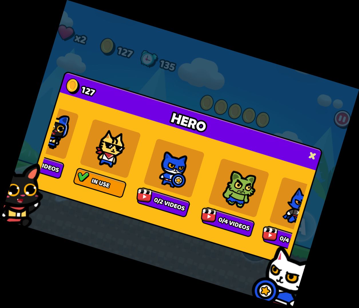 Super Katzen Abenteuer