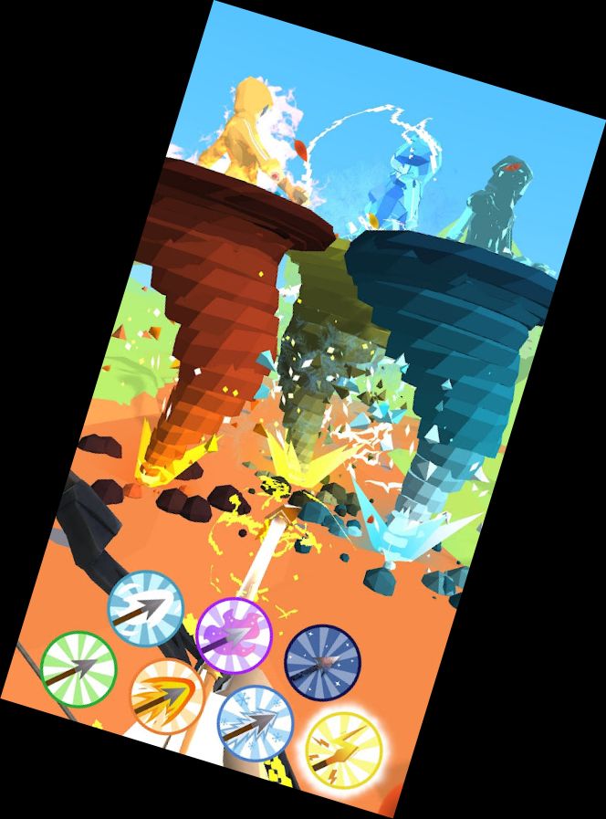 Elementarer Bogenschütze