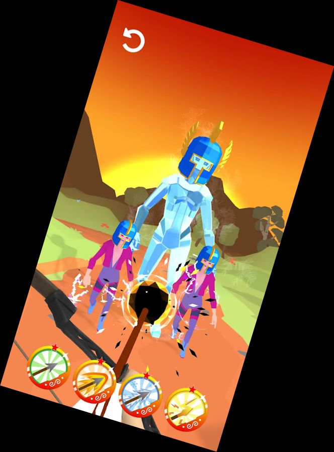 Elementarer Bogenschütze