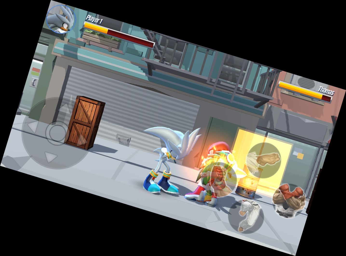 Blauer Igel Beat-'em-up