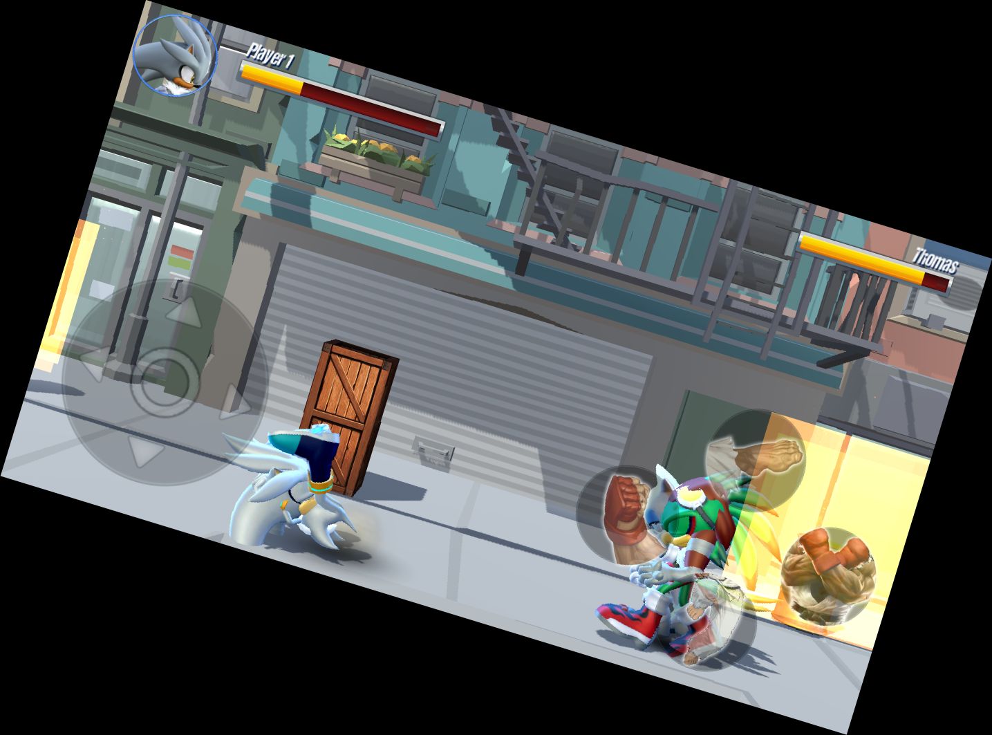 Blauer Igel Beat-'em-up