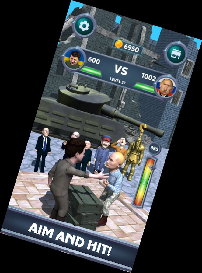 Klatsche Putin - Mutspiel