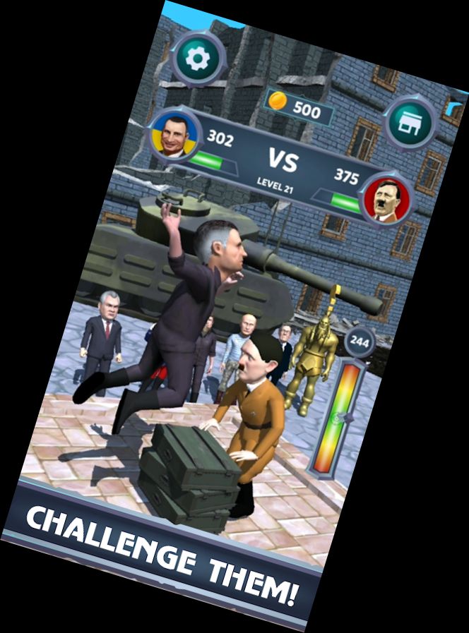 Klatsche Putin - Mutspiel