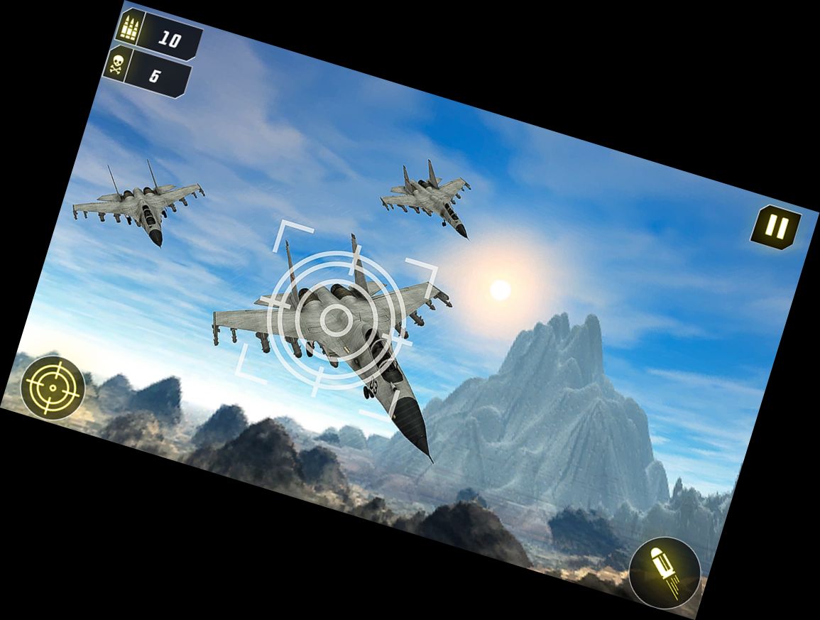 Militärische Rakete: Sky Jet Spiel