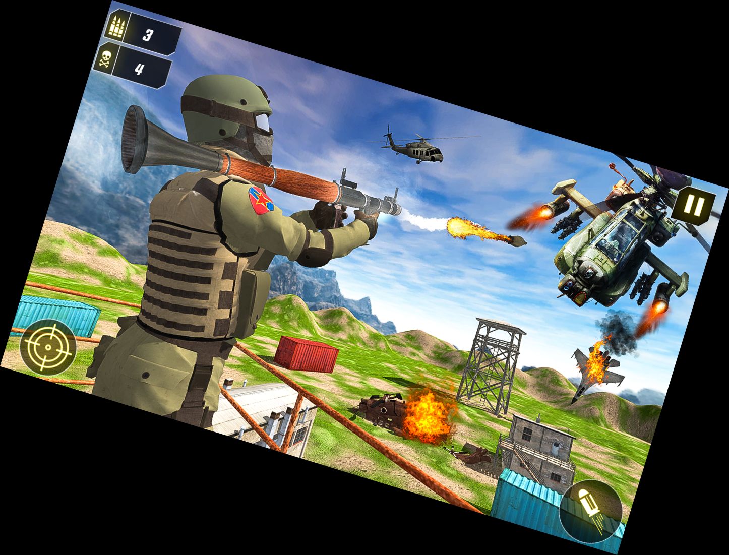 Militärische Rakete: Sky Jet Spiel