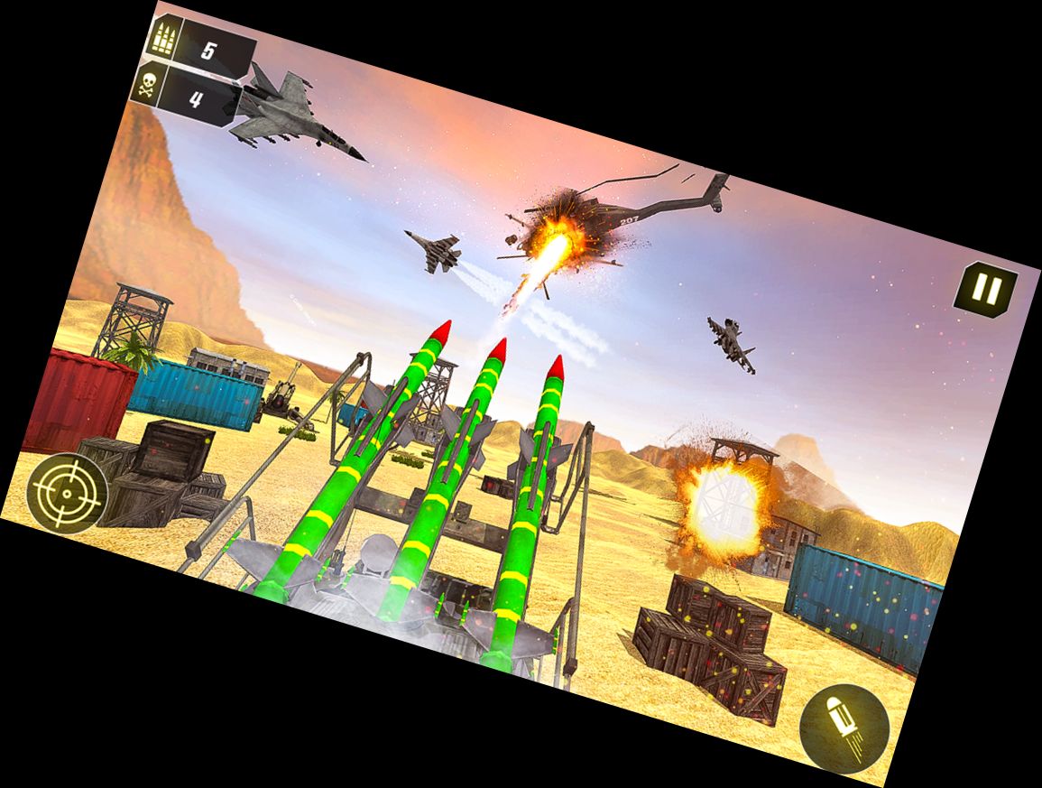 Misil Militar: Juego de Avión de Comb