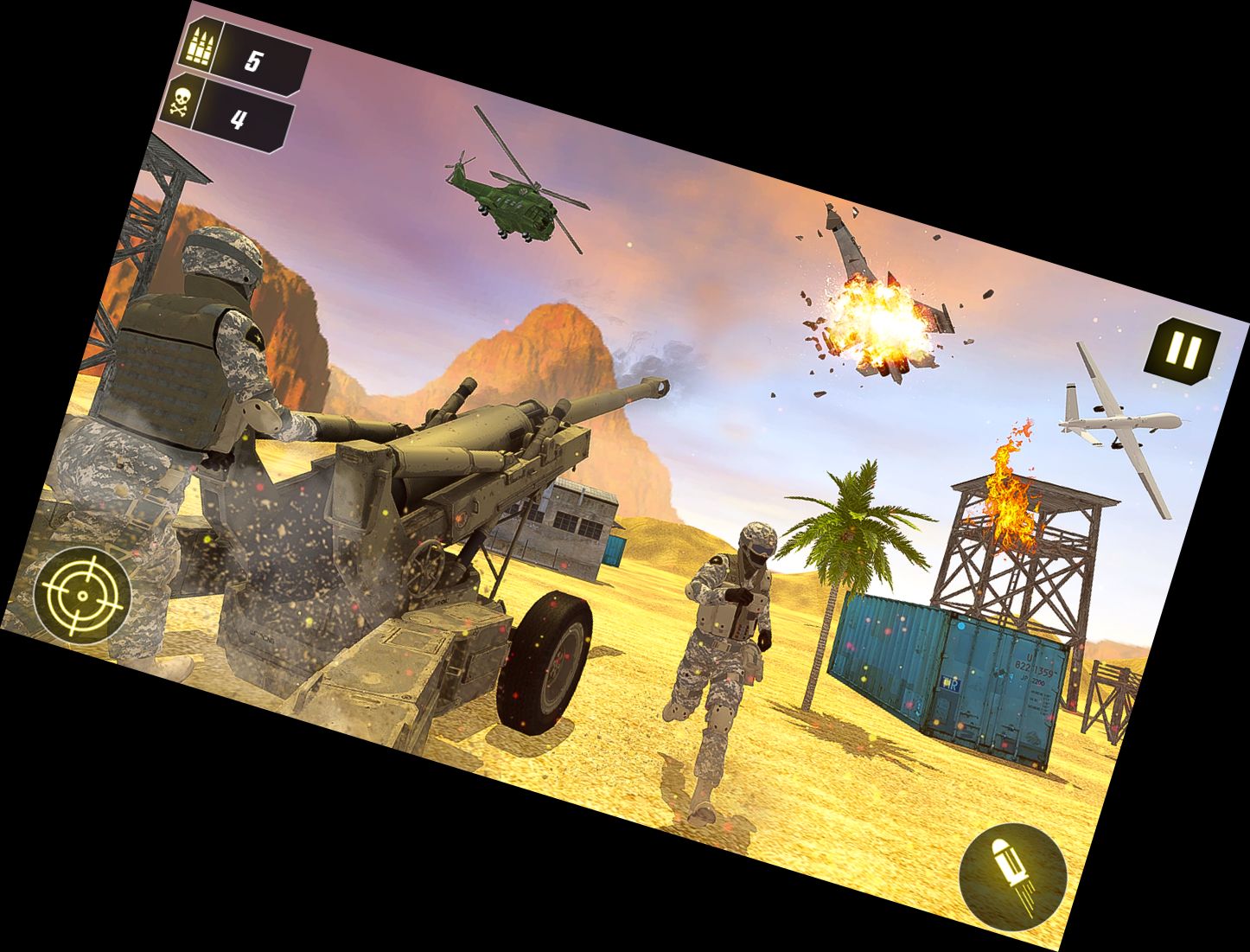 Militärische Rakete: Sky Jet Spiel