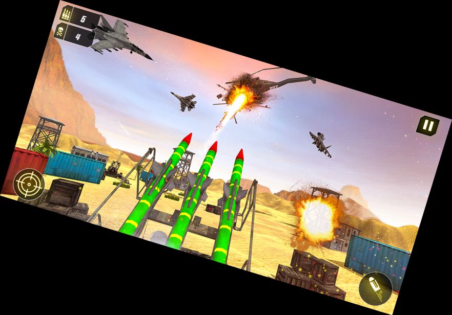 Misil Militar: Juego de Avión de Comb