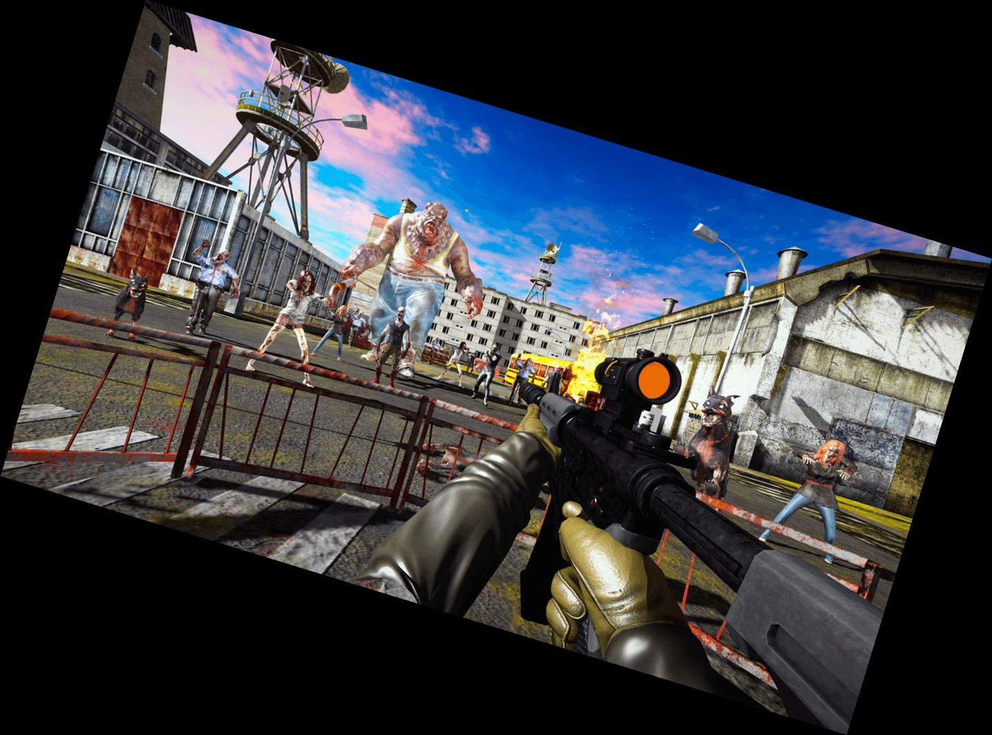 <think>
Okay, I need to translate "Zombie Shooter