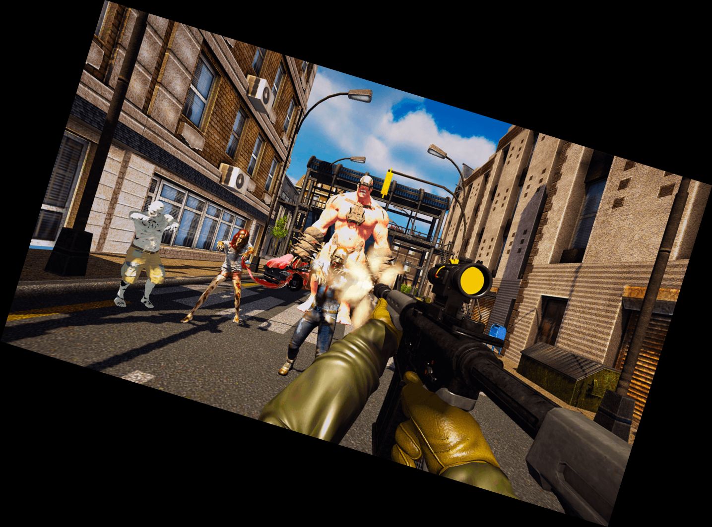 <think>
Okay, I need to translate "Zombie Shooter