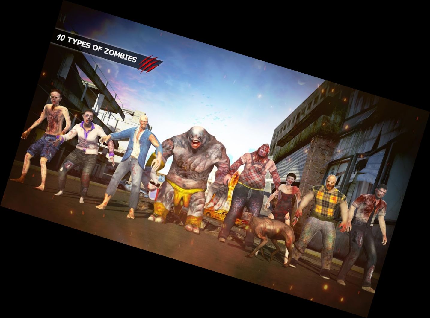 Tote Stadt: Zombieschießspiel