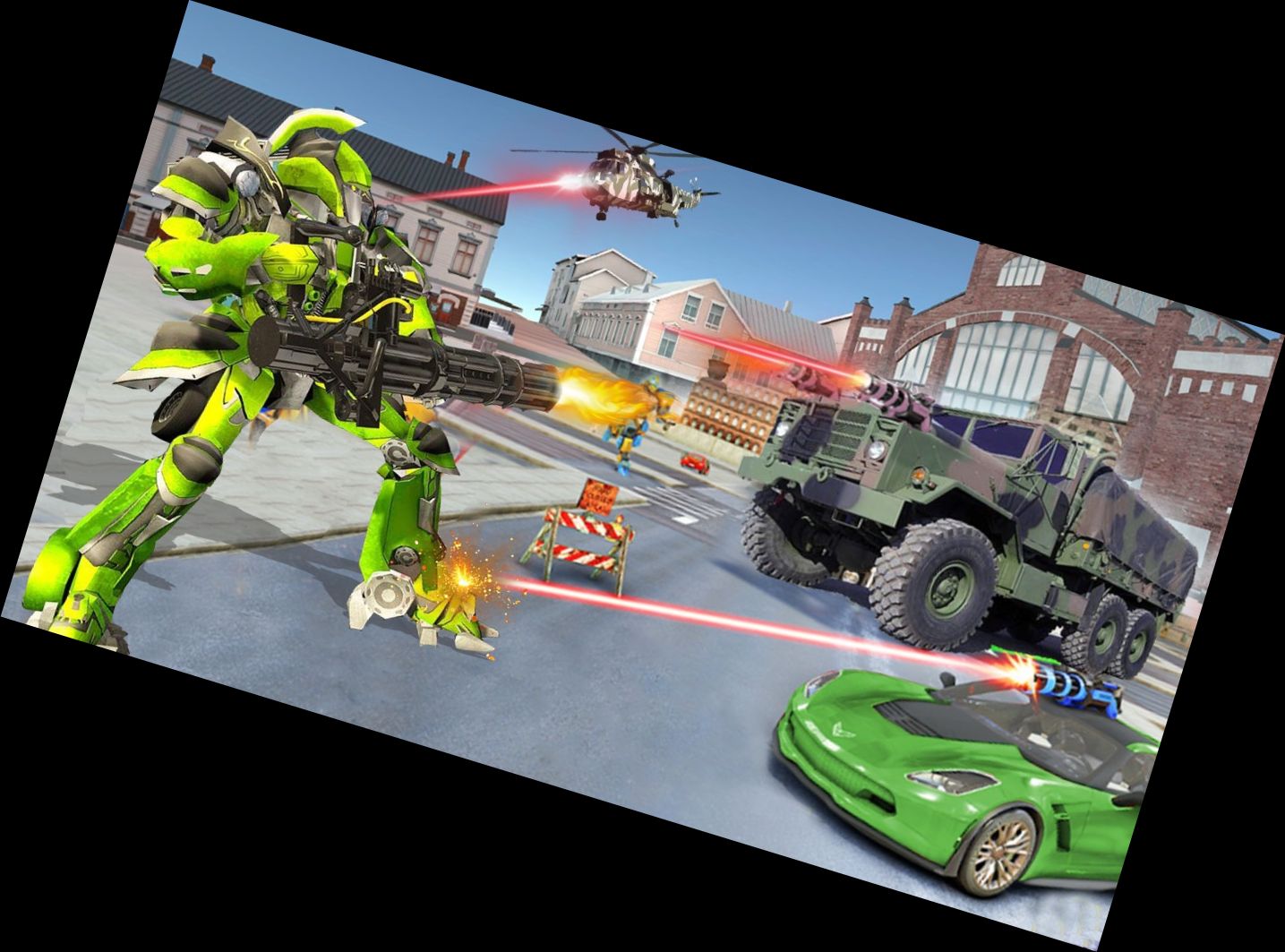 Hero Ranger: Truck Missile Attack 3D Game