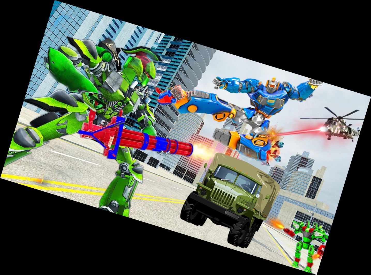 Hero Ranger: Truck Missile Attack 3D Game