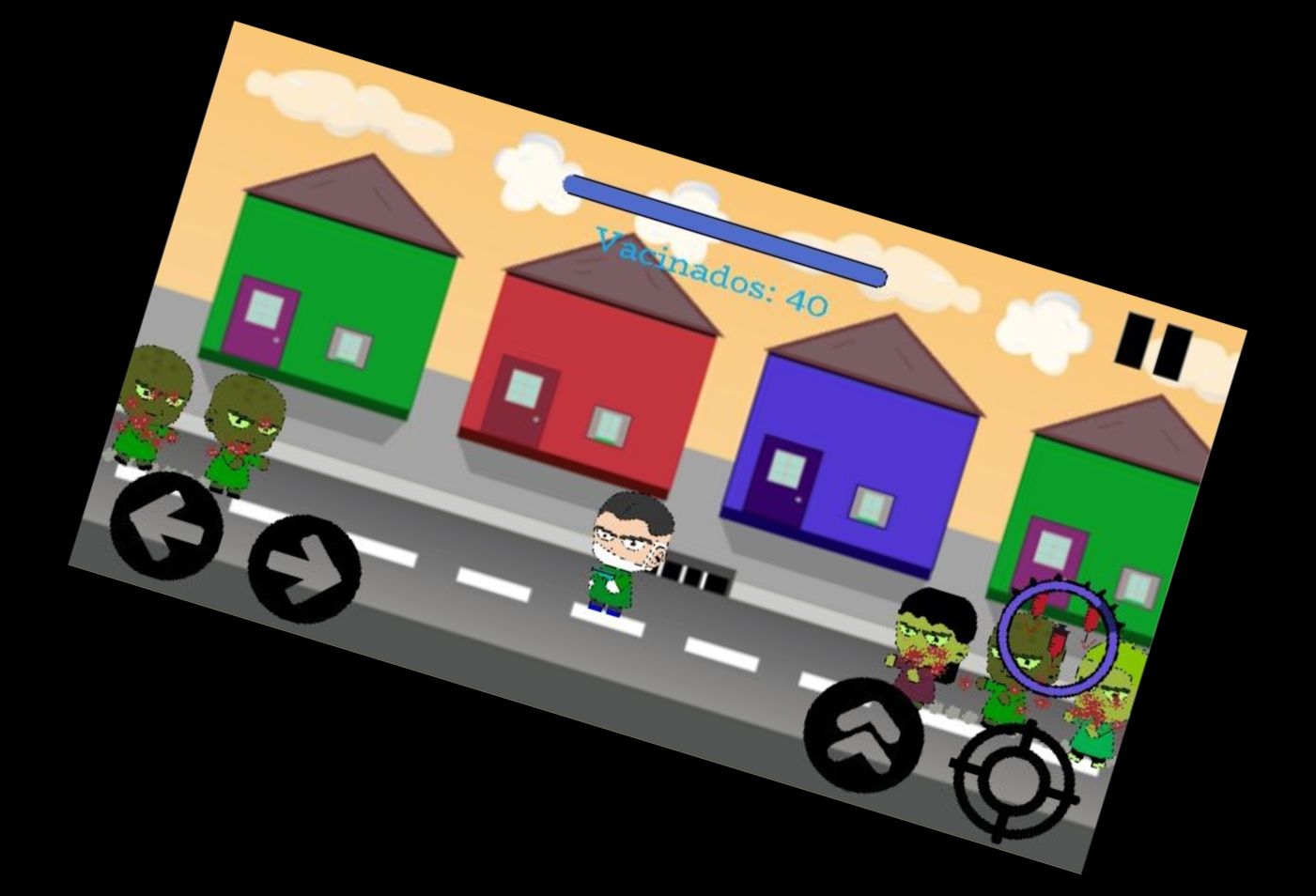 Zeit für die Impfung: Lustiges Spiel